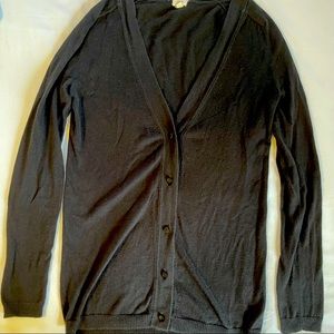 J. Crew Black Cardigan - XS